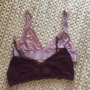two bralettes!